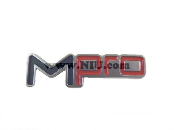 LOGO M1, LINKS OF RECHTS OP ZIJSCHERM EMBLEEM